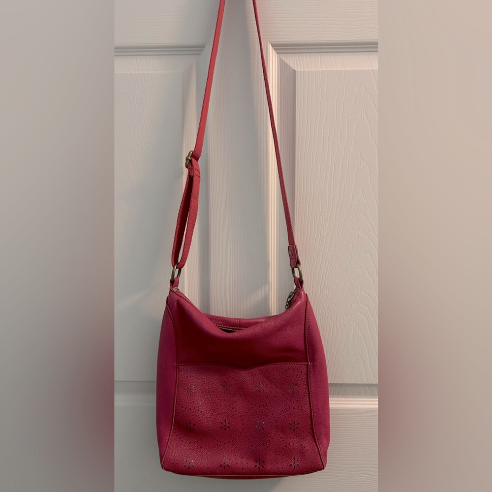 The Sak Pink Leather Crossbody